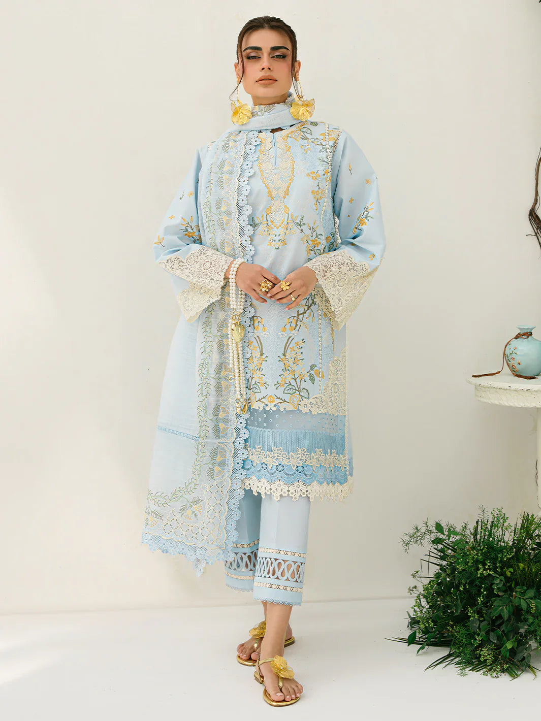 Bin ilyas | Signature Pret 25 | 233 - A | 3 PC Pret - House Of Hania