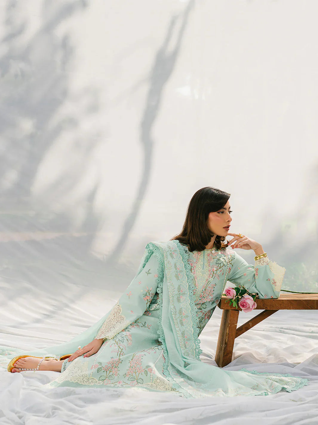 Bin ilyas | Signature Pret 25 | 233 - B | 3 PC Pret - House Of Hania