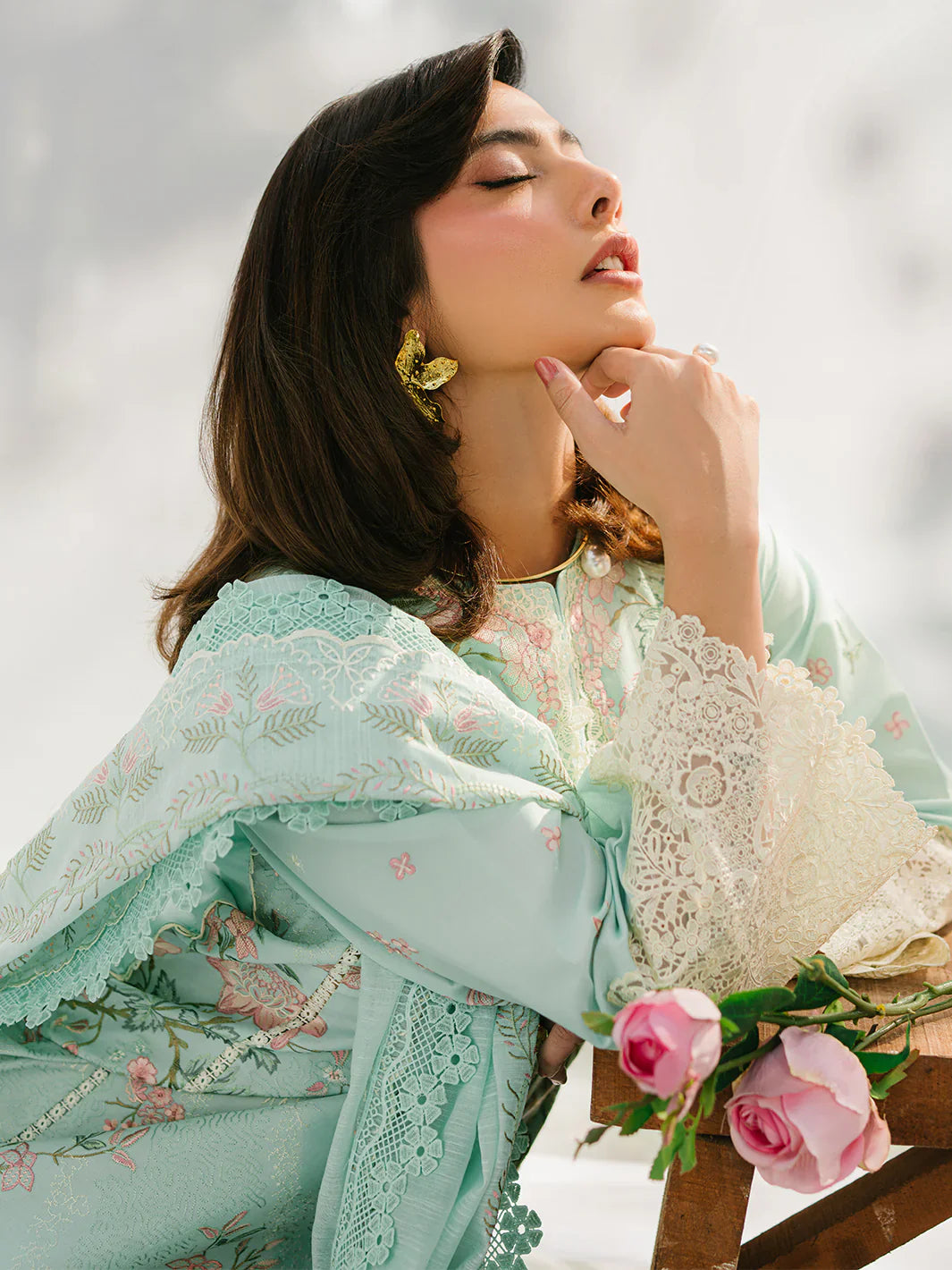 Bin ilyas | Signature Pret 25 | 233 - B | 3 PC Pret - House Of Hania