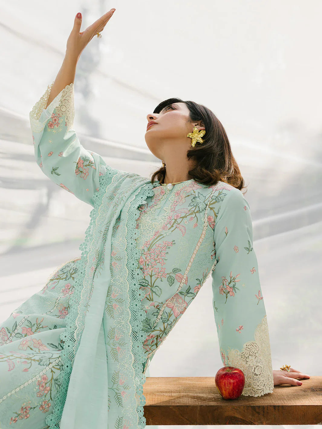 Bin ilyas | Signature Pret 25 | 233 - B | 3 PC Pret - House Of Hania