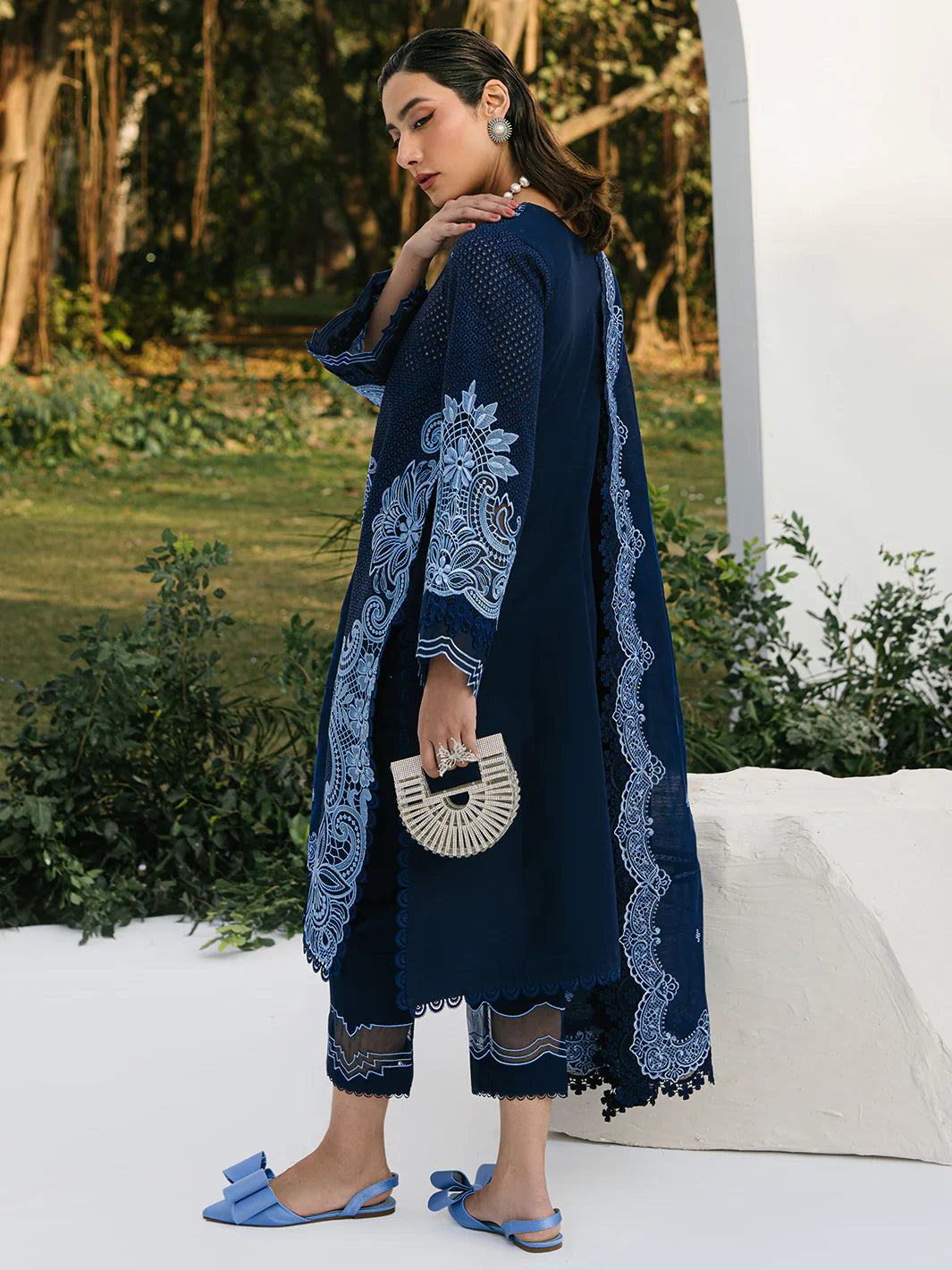 Bin ilyas | Signature Pret 25 | 234 - B | 3 PC Pret - House Of Hania