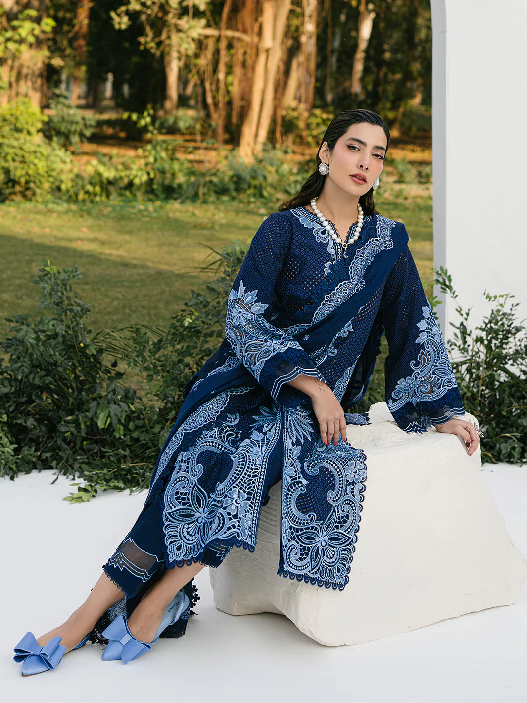 Bin ilyas | Signature Pret 25 | 234 - B | 3 PC Pret - House Of Hania