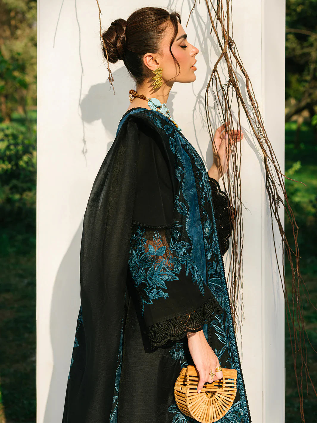 Bin ilyas | Signature Pret 25 | 235 - B | 3 PC Pret - House Of Hania