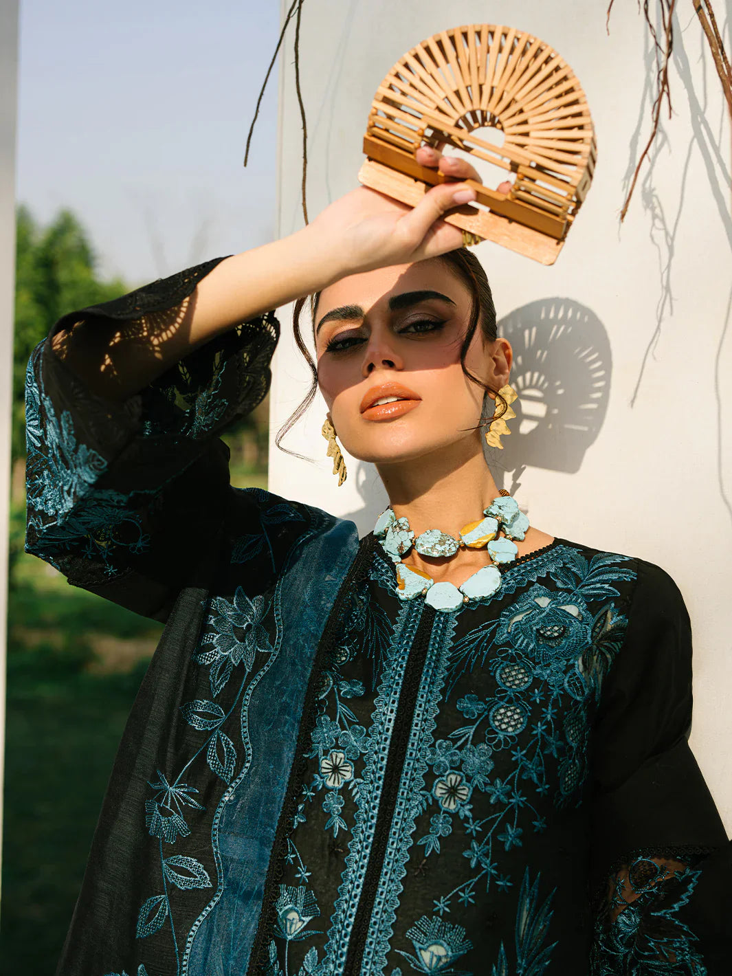 Bin ilyas | Signature Pret 25 | 235 - B | 3 PC Pret - House Of Hania