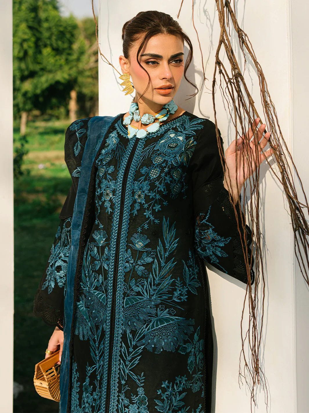 Bin ilyas | Signature Pret 25 | 235 - B | 3 PC Pret - House Of Hania