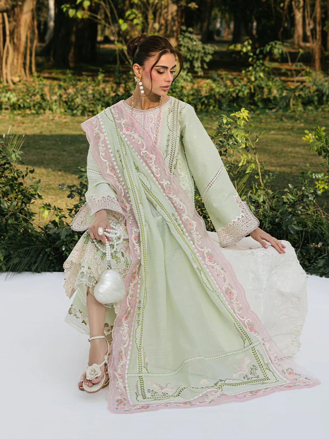 Bin ilyas | Signature Pret 25 | 236 - A | 3 PC Pret - House Of Hania