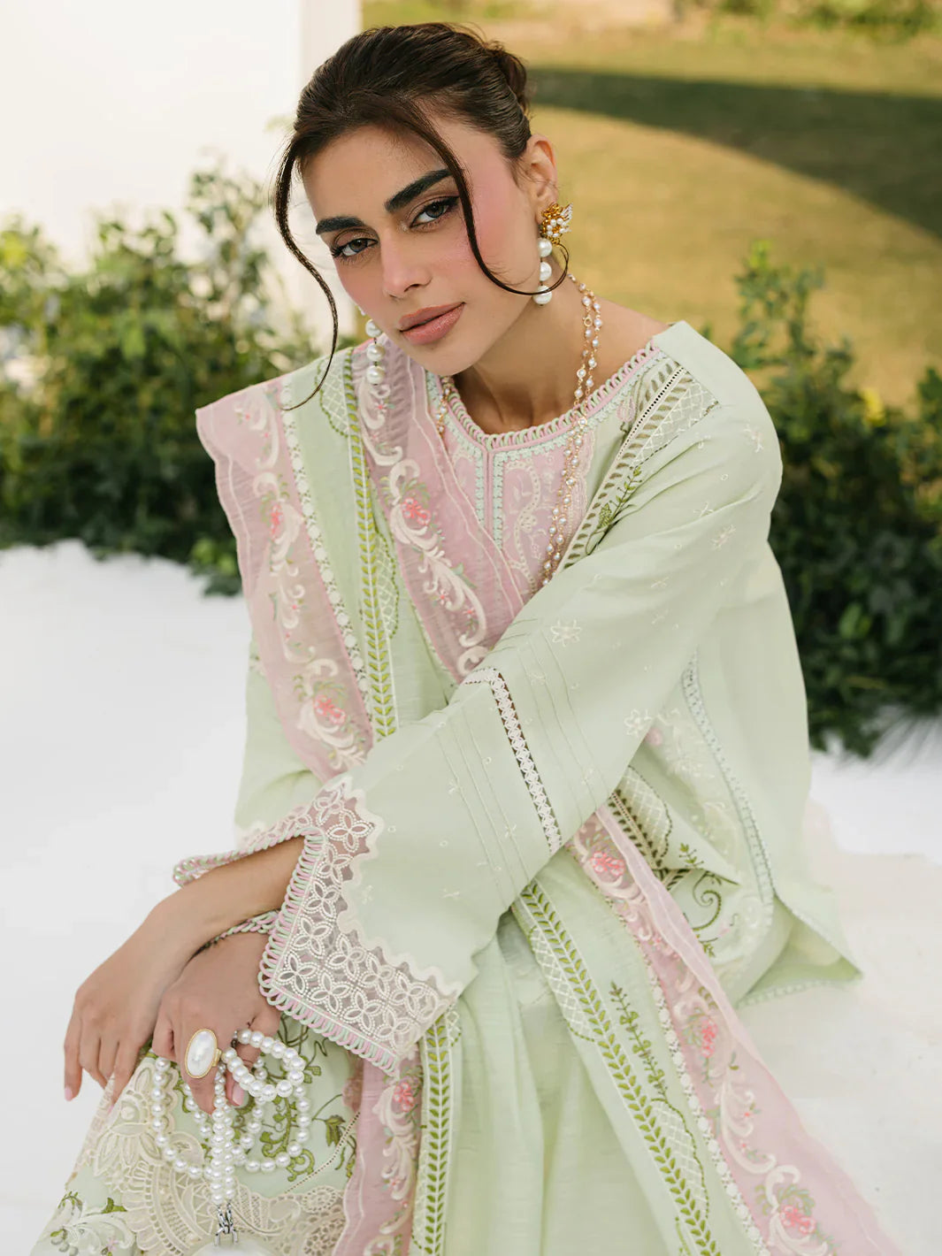 Bin ilyas | Signature Pret 25 | 236 - A | 3 PC Pret - House Of Hania