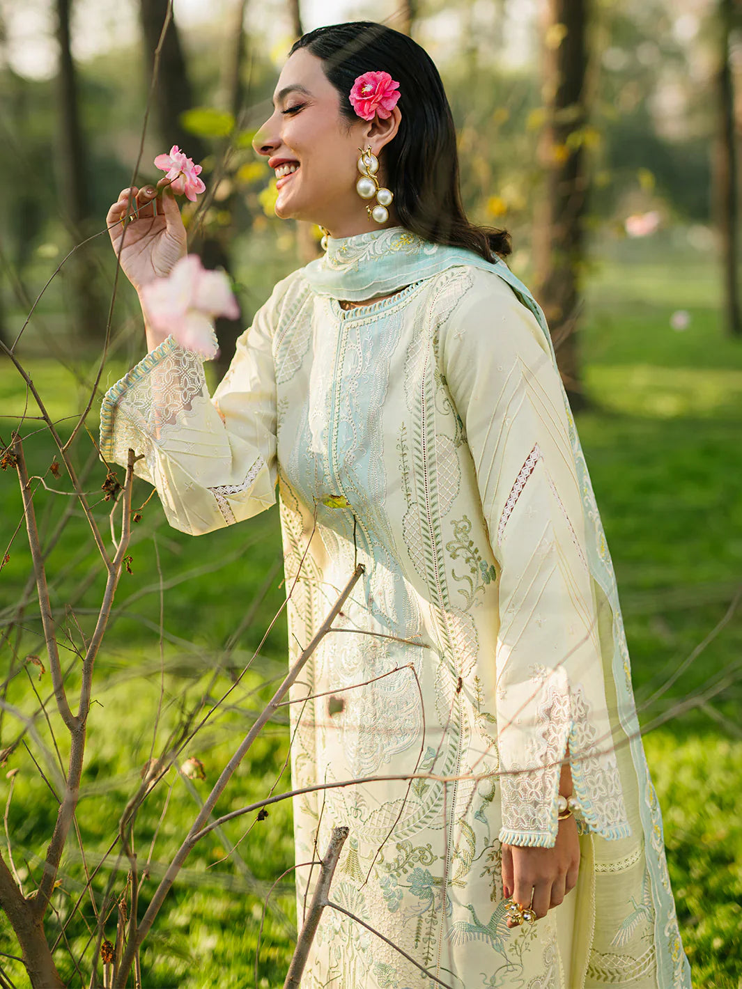 Bin ilyas | Signature Pret 25 | 236 - B | 3 PC Pret - House Of Hania