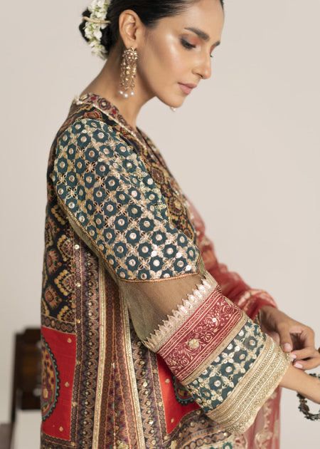 Black Paisley Silk - House Of Hania