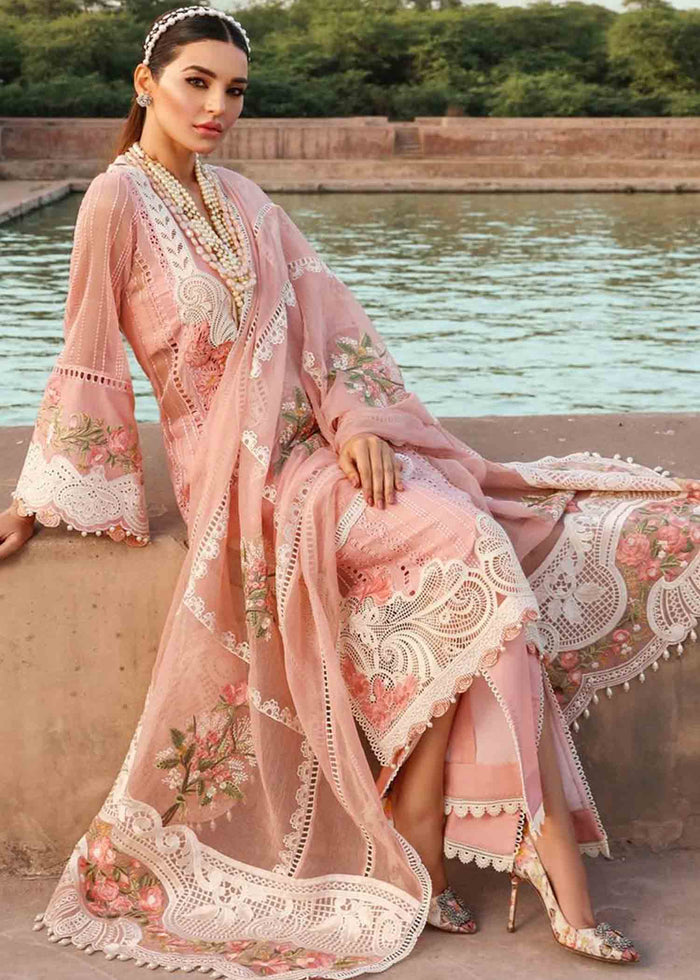 CRIMSON Embroidered Lawn Summer Collection CR-02 - House Of Hania