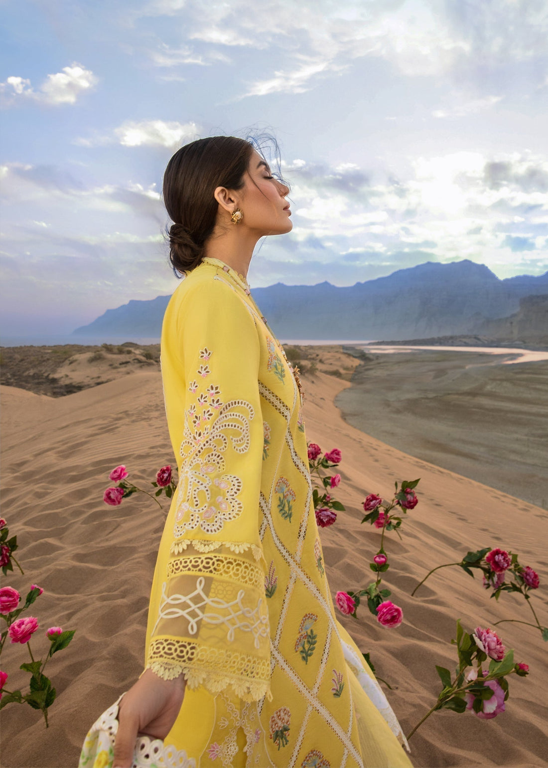 CRIMSON Embroidered Lawn Summer Collection D1-B - House Of Hania