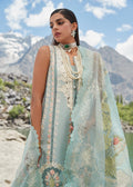 CRIMSON LUXE LAWN Chikkankari Affair - D2 A Stitched - House Of Hania
