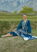 CRIMSON LUXE LAWN Medley of Lace - D7 A Stitched - House Of Hania