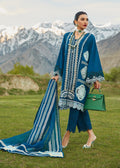 CRIMSON LUXE LAWN Medley of Lace - D7 A Stitched - House Of Hania