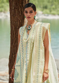 CRIMSON LUXE LAWN Medley of Lace - D7 B - House Of Hania