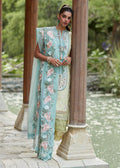 CRIMSON LUXE LAWN Mountain Love - D6 A STITCHED - House Of Hania