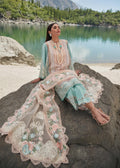 CRIMSON LUXE LAWN Mountain Love - D6 B STITCHED - House Of Hania