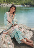 CRIMSON LUXE LAWN Mountain Love - D6 B STITCHED - House Of Hania