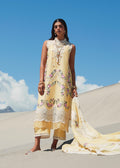 CRIMSON LUXE LAWN Serendipity - D3 A Stitched - House Of Hania