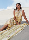 CRIMSON LUXE LAWN Serendipity - D3 A Stitched - House Of Hania