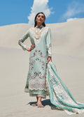 CRIMSON LUXE LAWN Serendipity - D3 B Stitched - House Of Hania