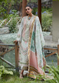 CRIMSON LUXE LAWN Shigar - D5 A Stitched - House Of Hania