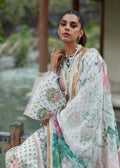 CRIMSON LUXE LAWN Shigar - D5 A Stitched - House Of Hania