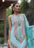CRIMSON LUXE LAWN Shigar - D5 B - House Of Hania