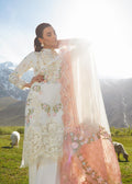 CRIMSON LUXE LAWN Summer in the Meadows - D1 A Stitched - House Of Hania