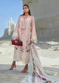 CRIMSON LUXURY LAWN 2022  CRIMSON -Sicilian Summer – 2B – Rose - House Of Hania