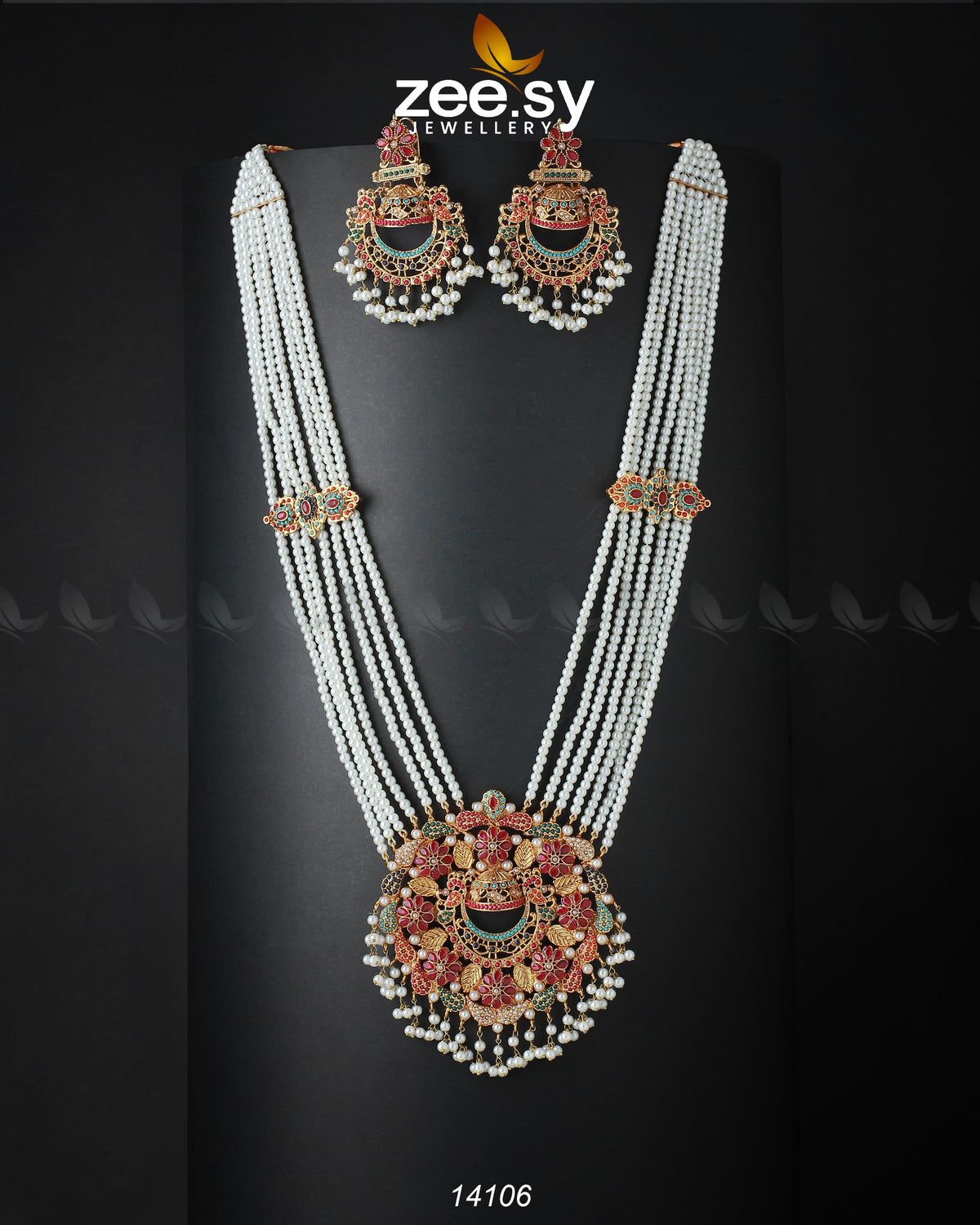 Cascading Mala Necklace - House Of Hania