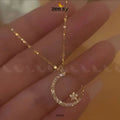 Chandi Moon Pendant (Silver 925) - House Of Hania