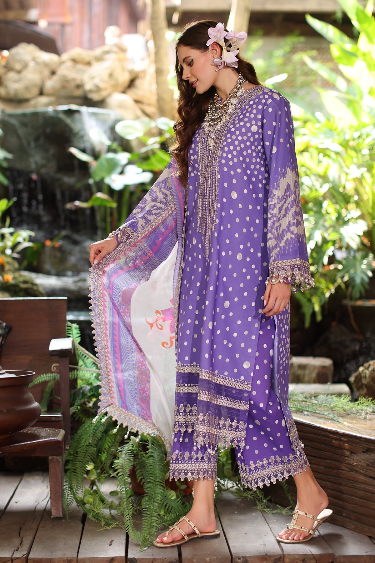 Charizma | Aniq Lawn | AN5-11 - House Of Hania