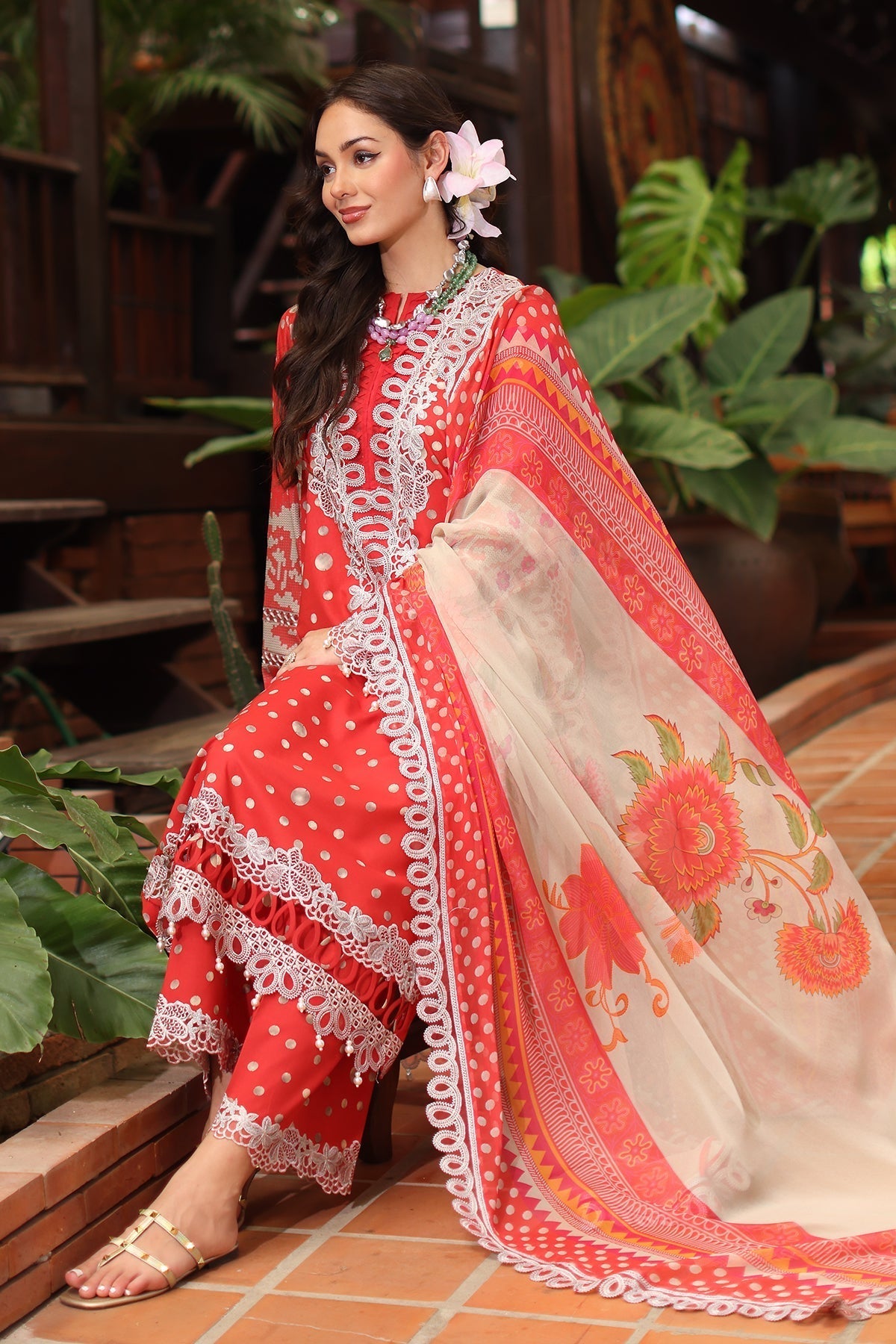 Charizma | Aniq Lawn | AN5-12 - House Of Hania