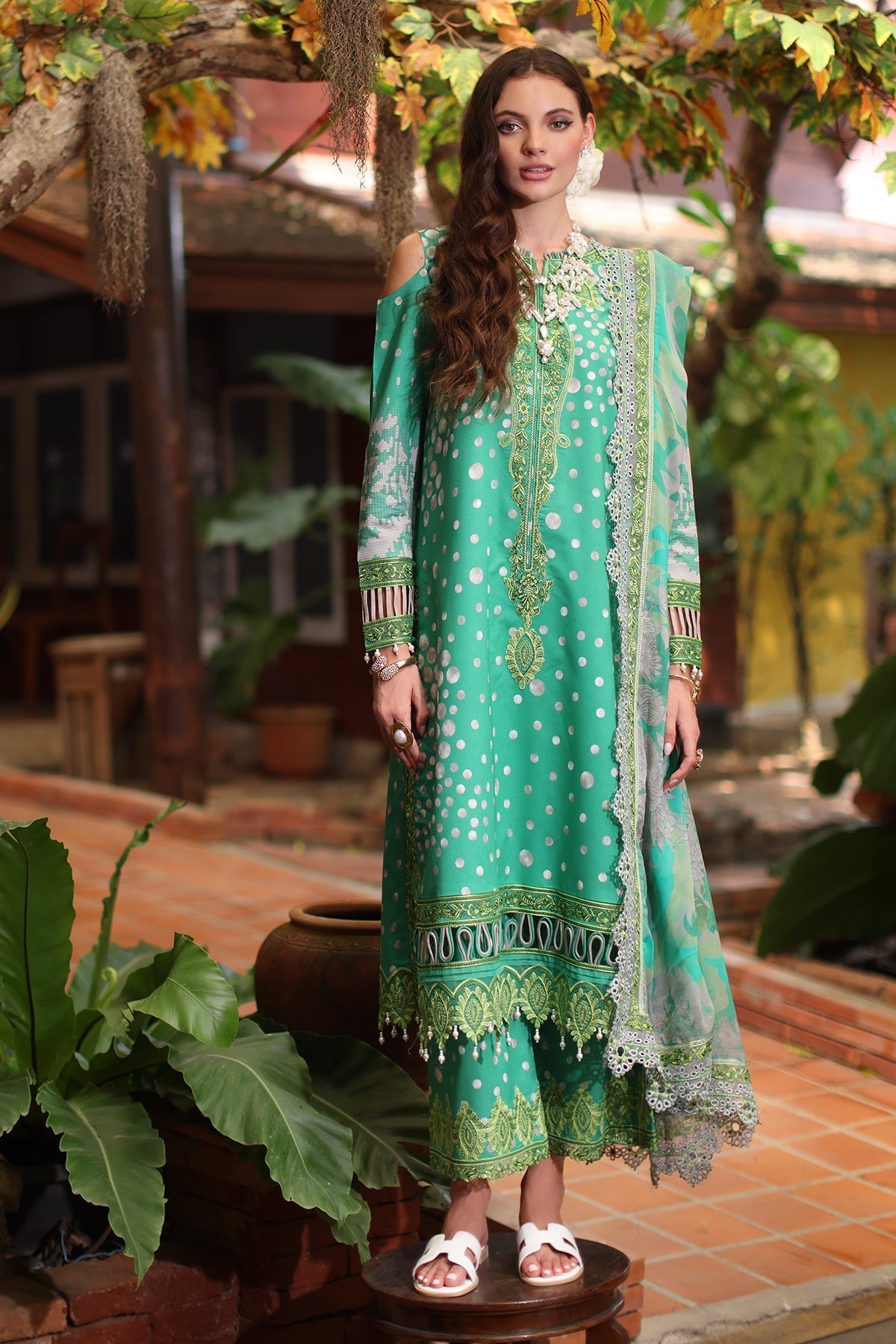 Charizma | Aniq Lawn |  AN5-13 - House Of Hania