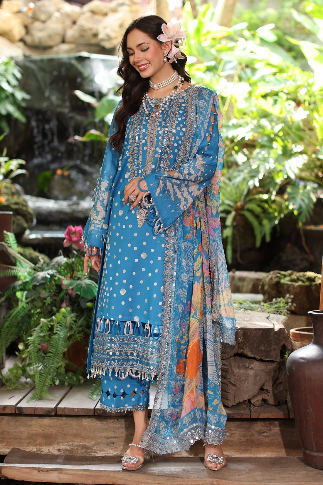 Charizma | Aniq Lawn |  AN5-15 - House Of Hania