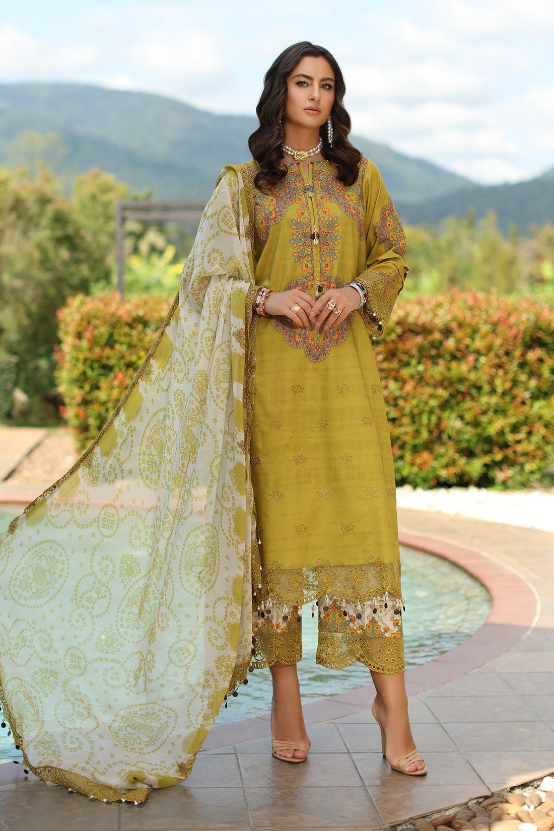 Charizma | Aniq Lawn | AN6-01 - House Of Hania