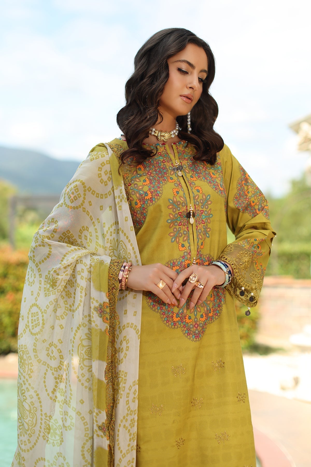 Charizma | Aniq Lawn | AN6-01 - House Of Hania