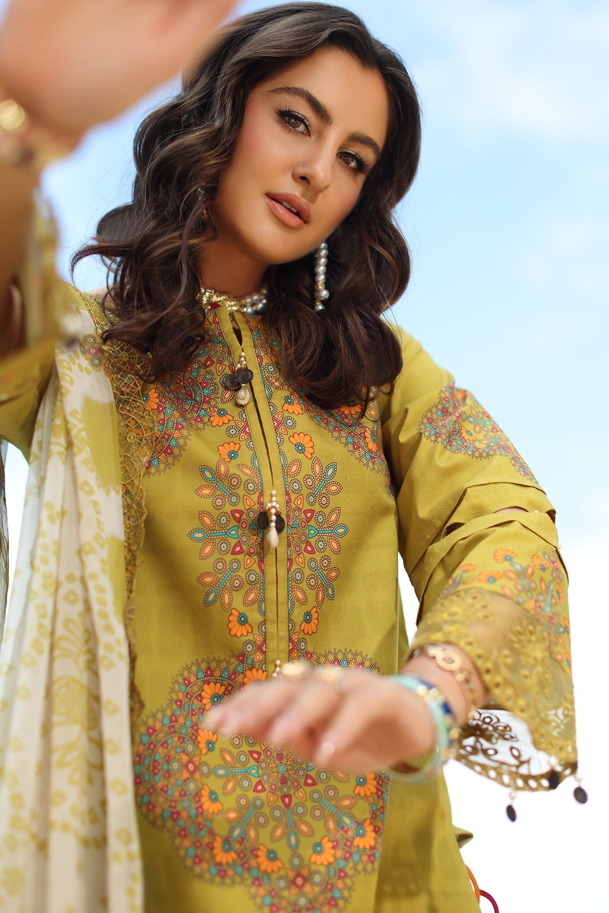 Charizma | Aniq Lawn | AN6-01 - House Of Hania
