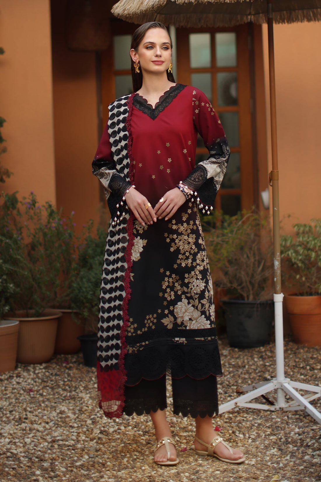 Charizma | Aniq Lawn | AN6-02 - House Of Hania