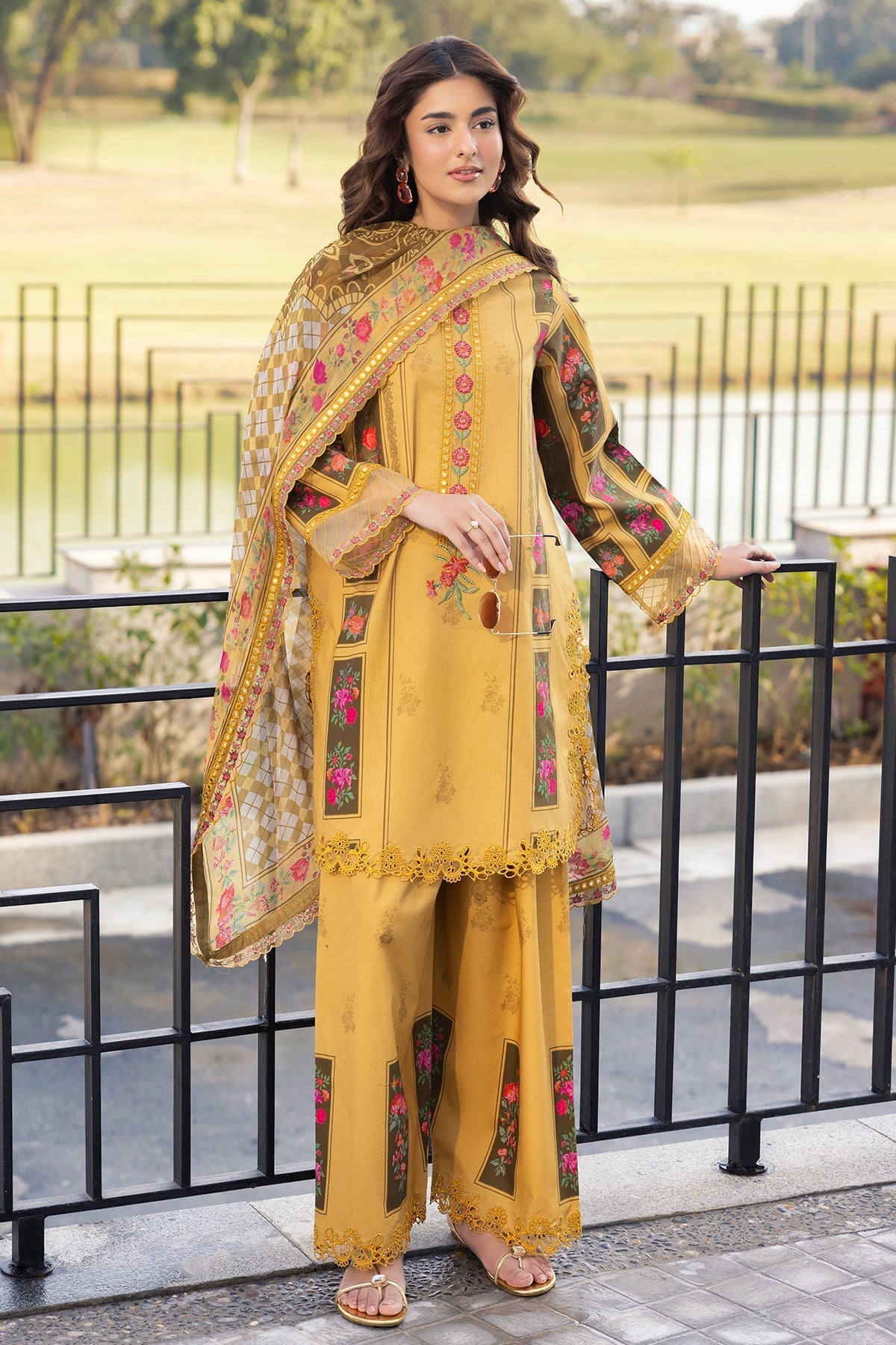 Charizma | Aniq Lawn | AN6-03 - House Of Hania
