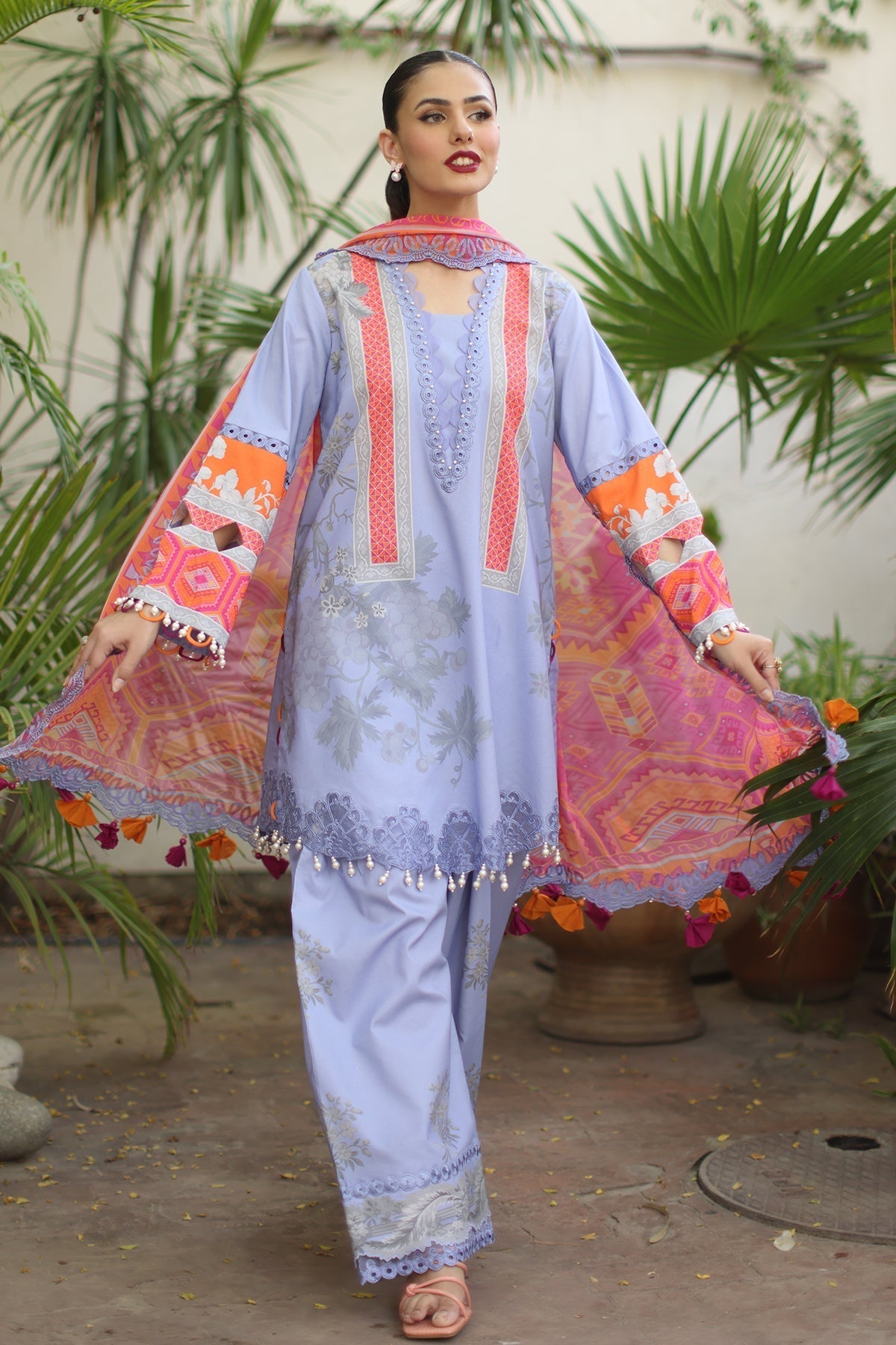 Charizma | Aniq Lawn | AN6-07 - House Of Hania