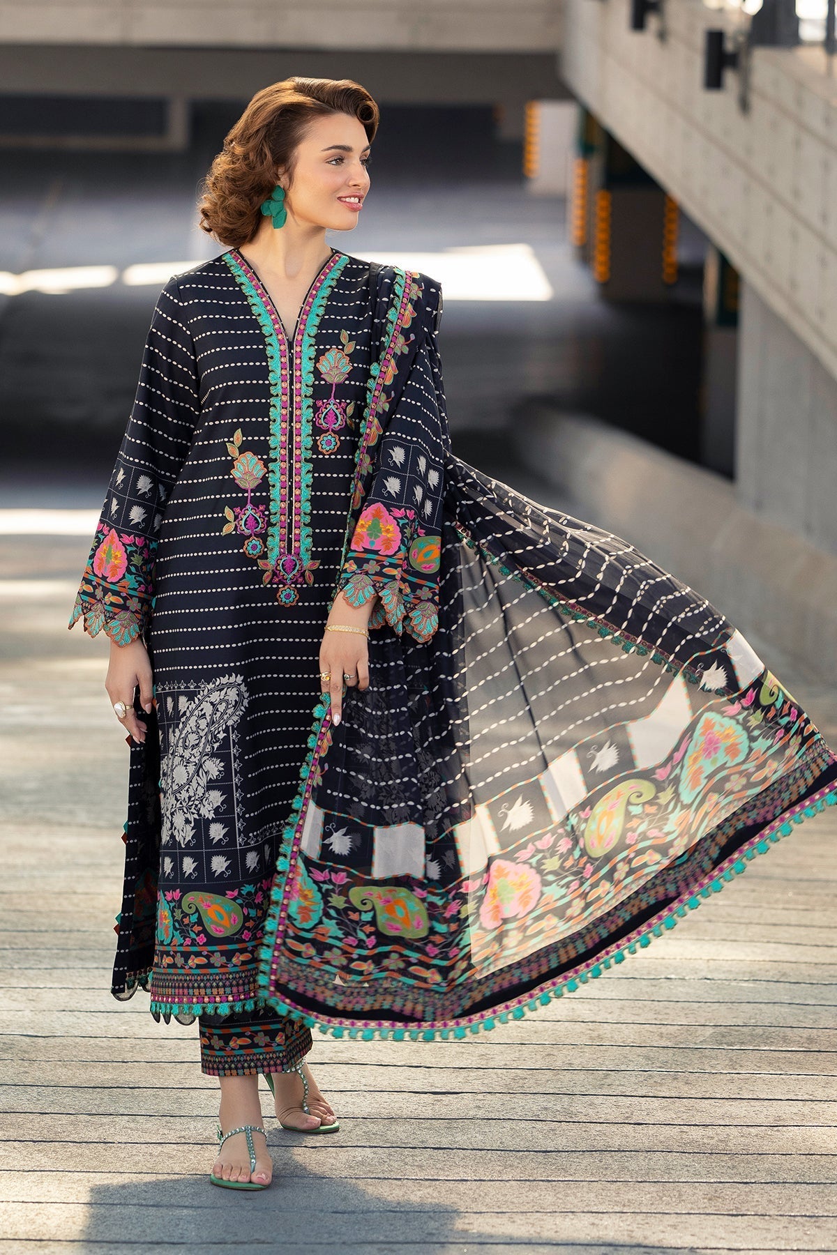 Charizma | Aniq Lawn |  AN6-09 - House Of Hania