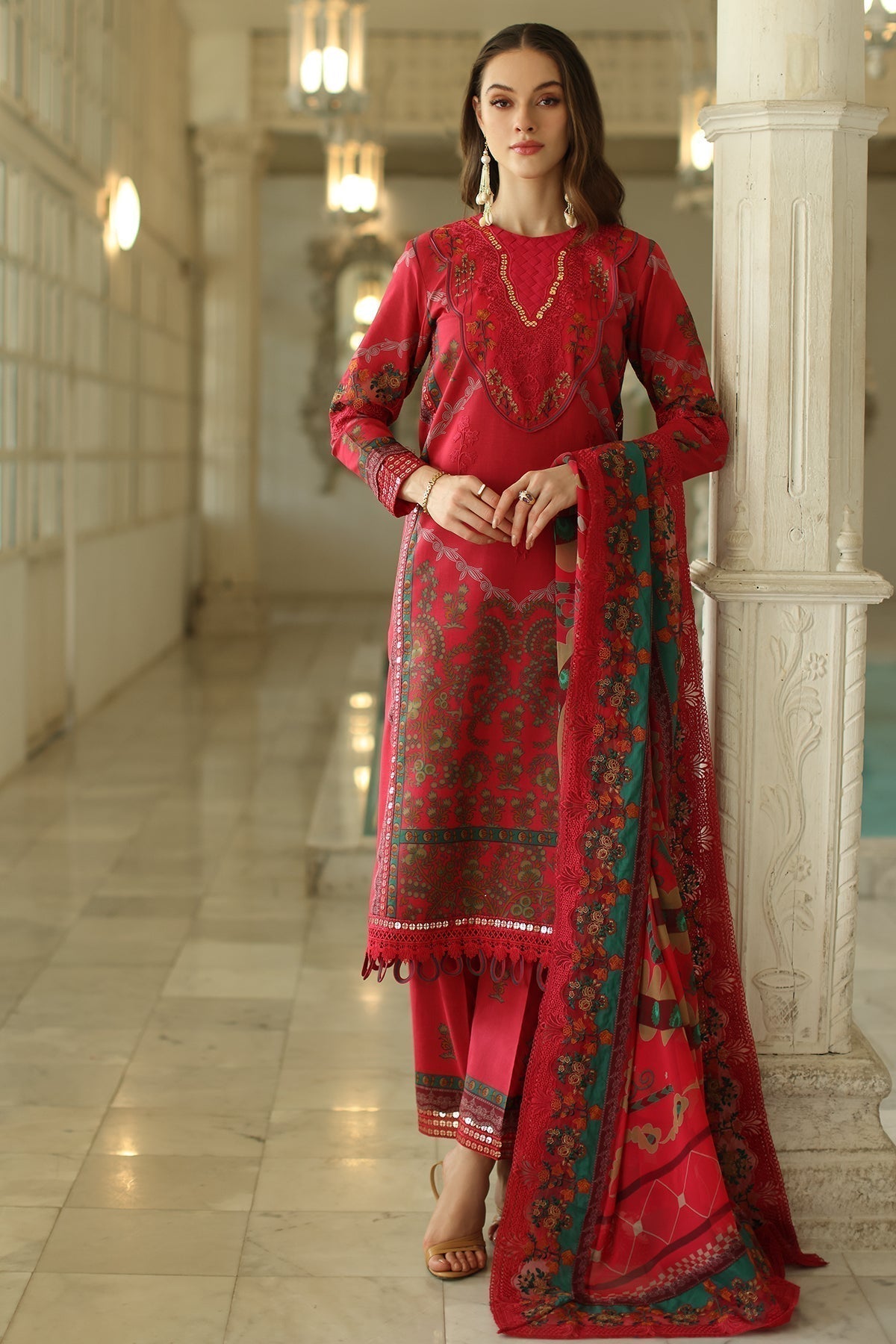 Charizma | Aniq Lawn Collection | AN5-05 - House Of Hania