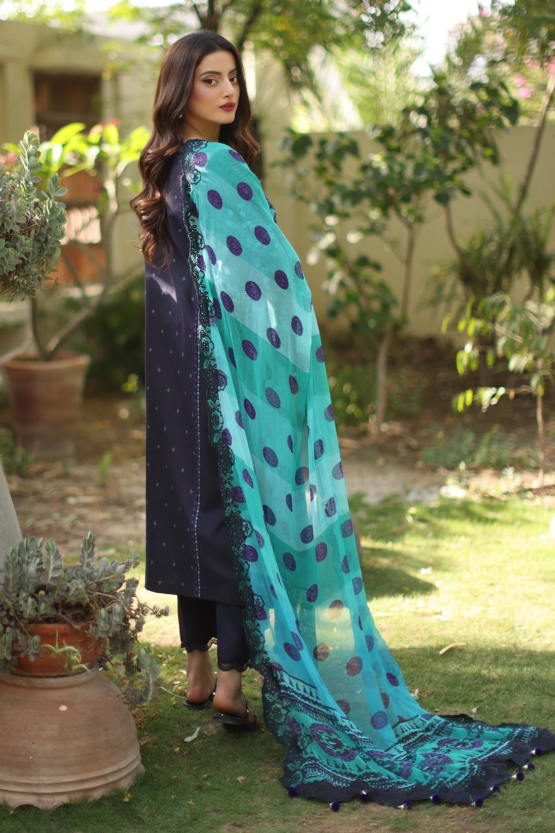 Charizma | Combination Lawn | CC6-001 - House Of Hania