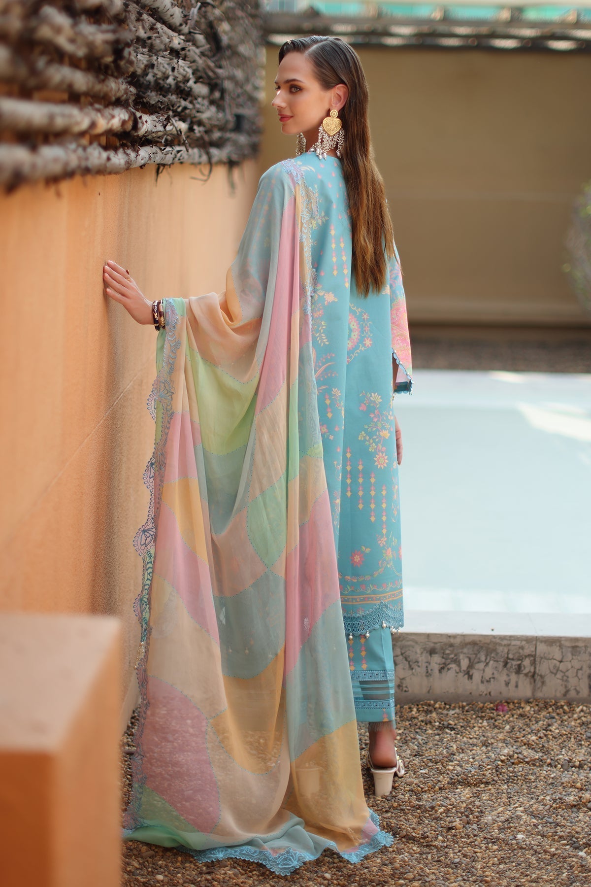 Charizma | Combination Lawn | CC6-003 - House Of Hania