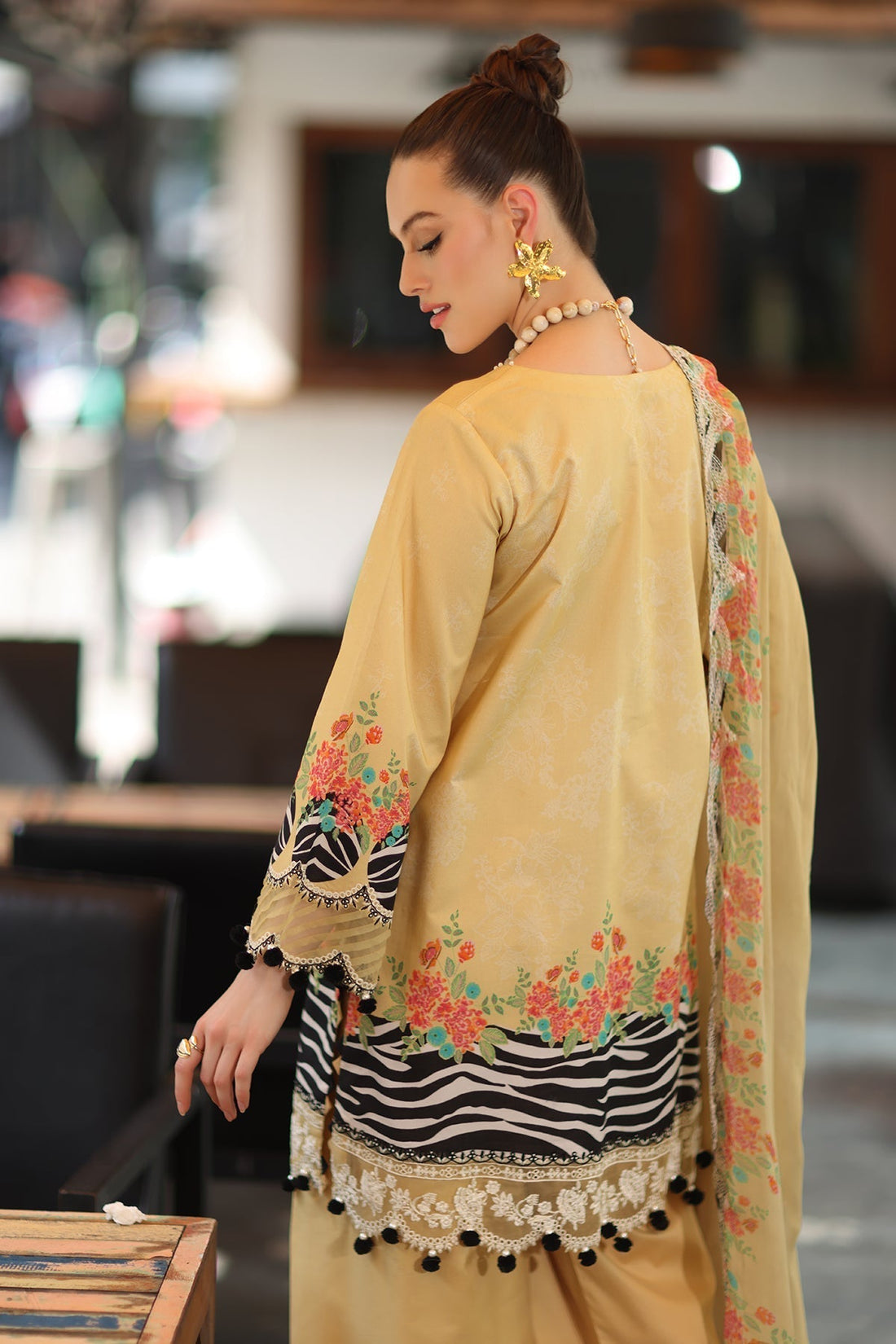 Charizma | Combination Lawn | CC6-006 - House Of Hania