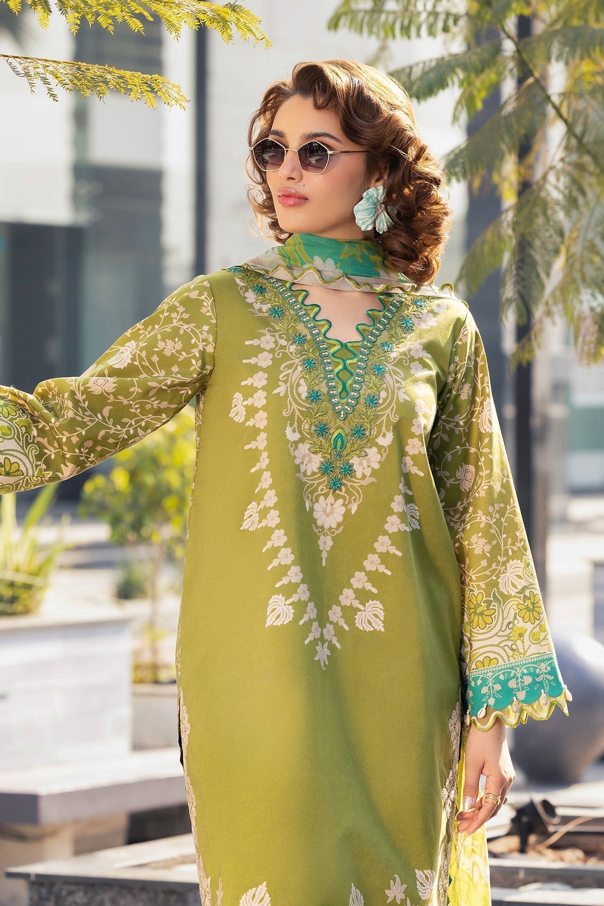 Charizma | Combination Lawn | CC6-007 - House Of Hania