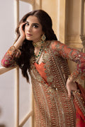 Charizma | DASTAN E JASHAN | 3-Pc Premium Luxury Handwork Chiffon with Premium Embroidered Dupatta DJR6-04 - House Of Hania