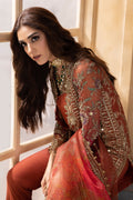 Charizma | DASTAN E JASHAN | 3-Pc Premium Luxury Handwork Chiffon with Premium Embroidered Dupatta DJR6-04 - House Of Hania
